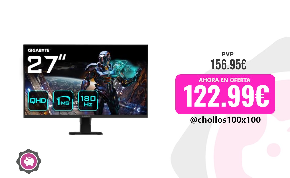Gigabyte Gs27Qa Personal Gigabyte Gs27Qa 27" LED Ss-Ips Qhd 180Hz F