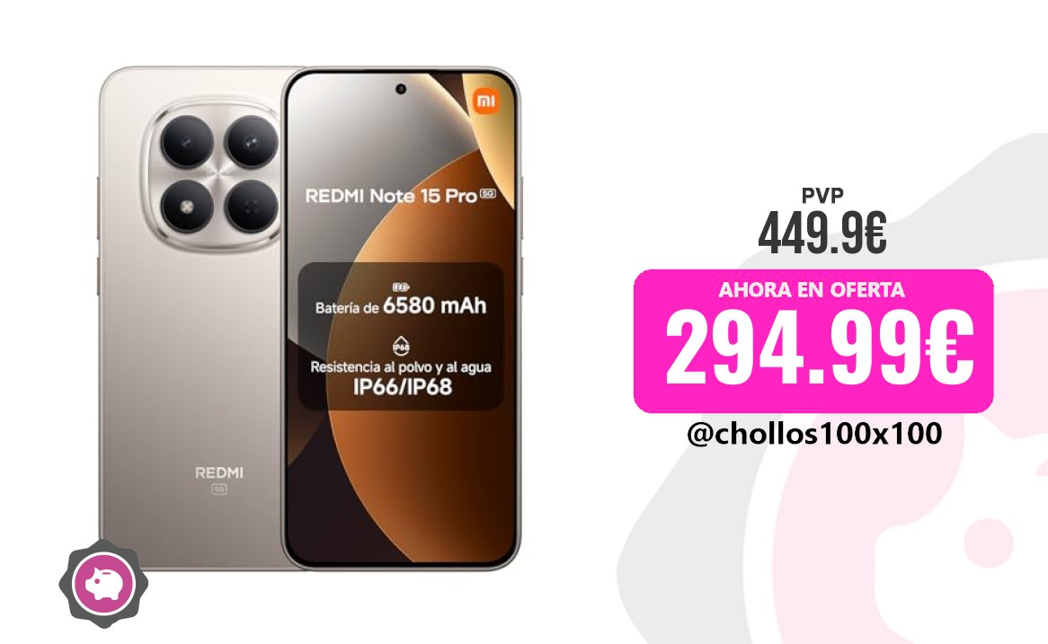 Xiaomi Redmi Xiaomi Redmi Note 15 Pro 5G - Smartphone De 12+512G
