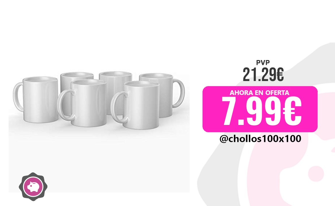 Tazas Sublimación Cricut Tazas Blancas Blancas De 355 Ml (12 Onzas) 6 T