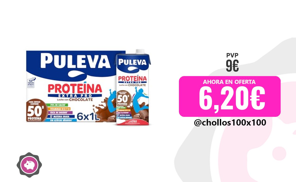Puleva Chocolate Puleva - Leche Proteína Extra Pro Chocolate, Ri