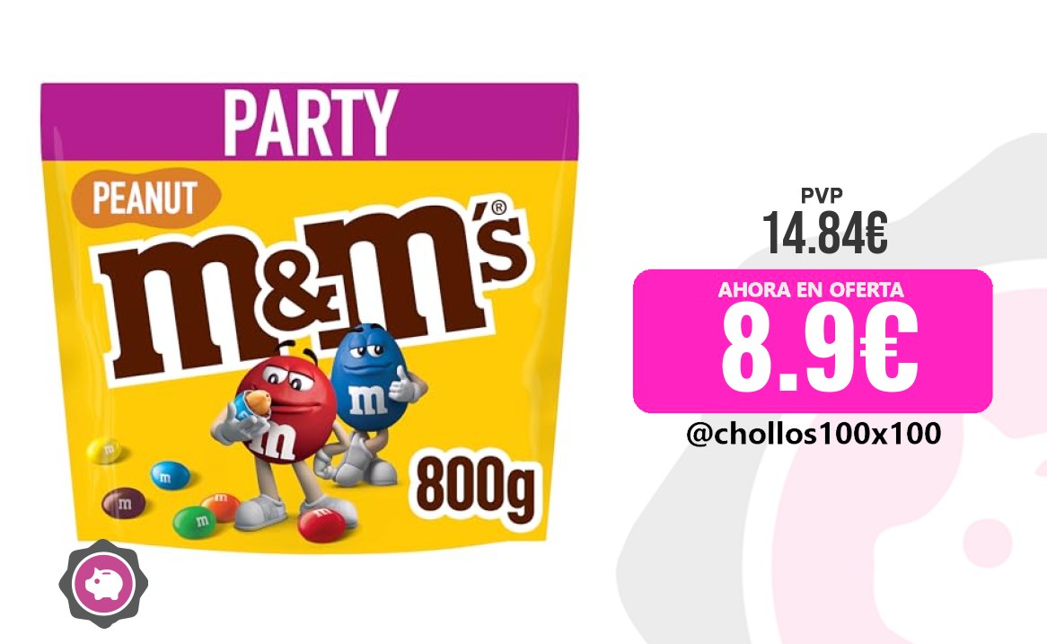 M&M's Cacahuete M&M's Peanut, Snack De Bolitas De Cacahuete Y Cho