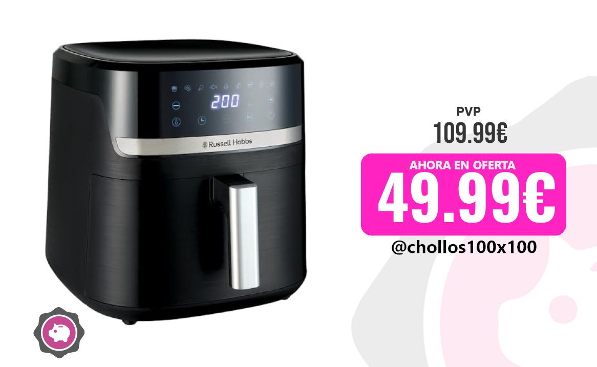 Freidora Aire Russell Hobbs Freidora De Aire, Air Fryer, Freidora Sin