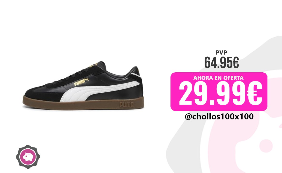 Zapatillas Puma Puma Unisex Adults Club Ii Era Sneaker, Puma Black-Pu