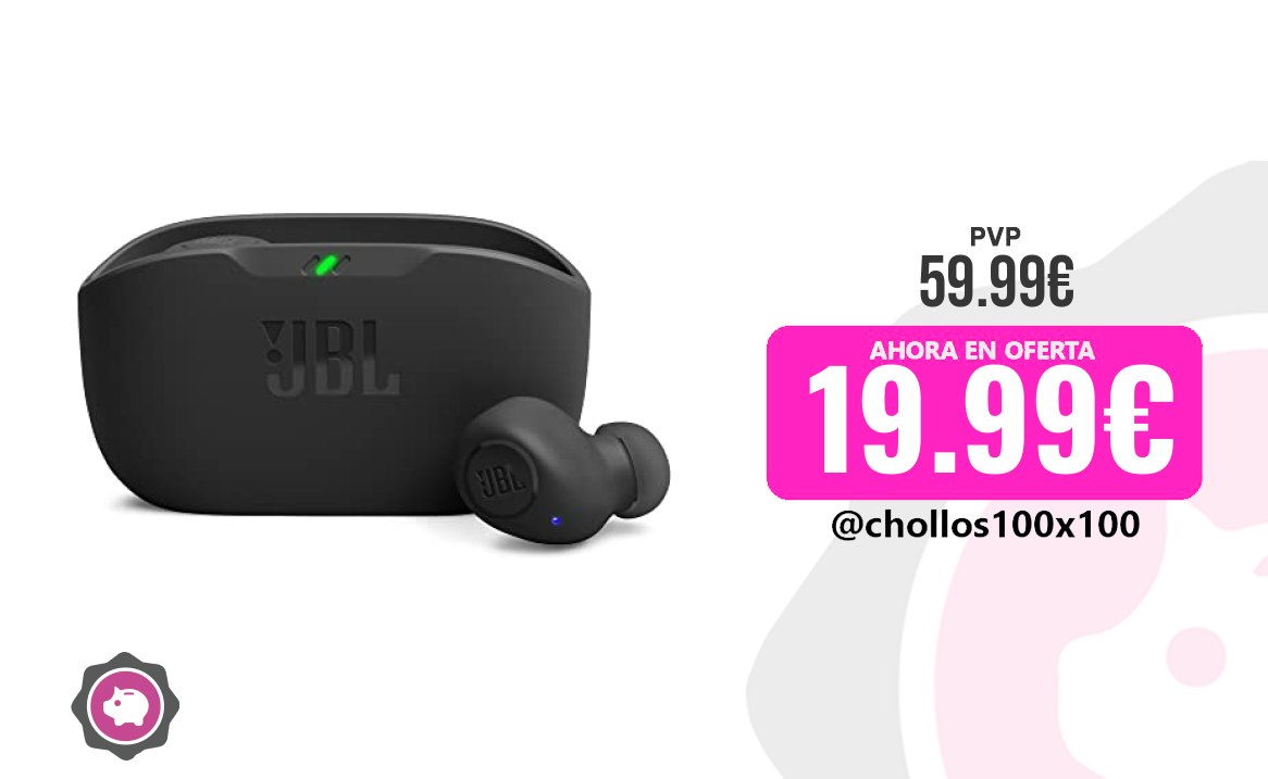 JBL Wave JBL Wave Buds, Auriculares Inalámbricos In-Ear Con Res