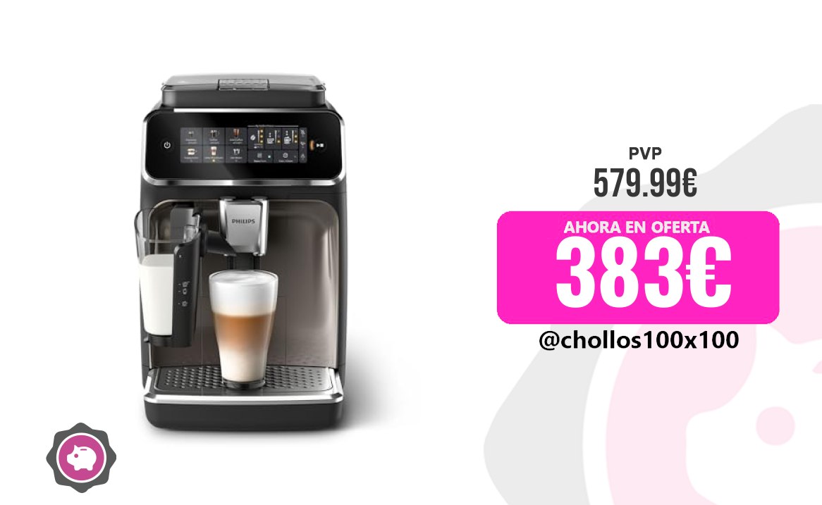 Cafetera Superautomática Philips Serie 3300 Cafetera Superautomática