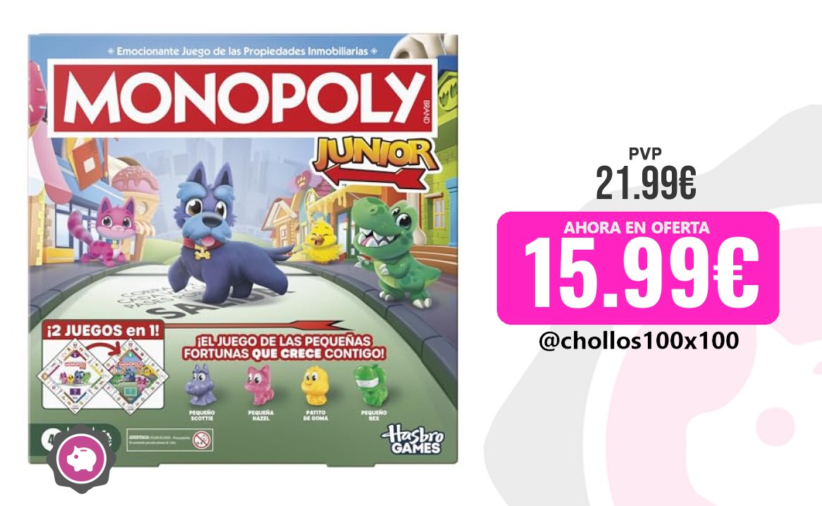 Monopoly Junior Juego De Mesa Monopoly Junior (Edición 2026) 2 Jue
