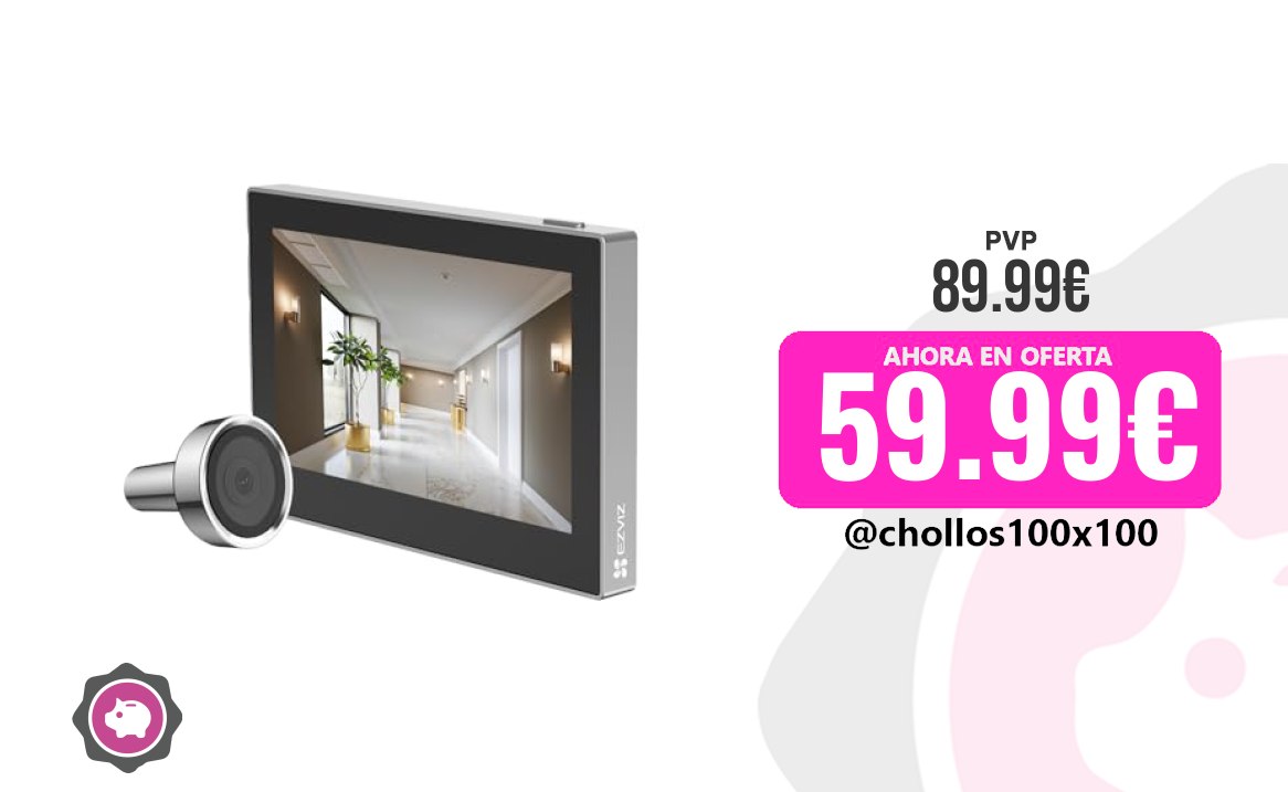 Mirilla Digital Ezviz Mirilla Digital De Puerta Con Pantalla A C