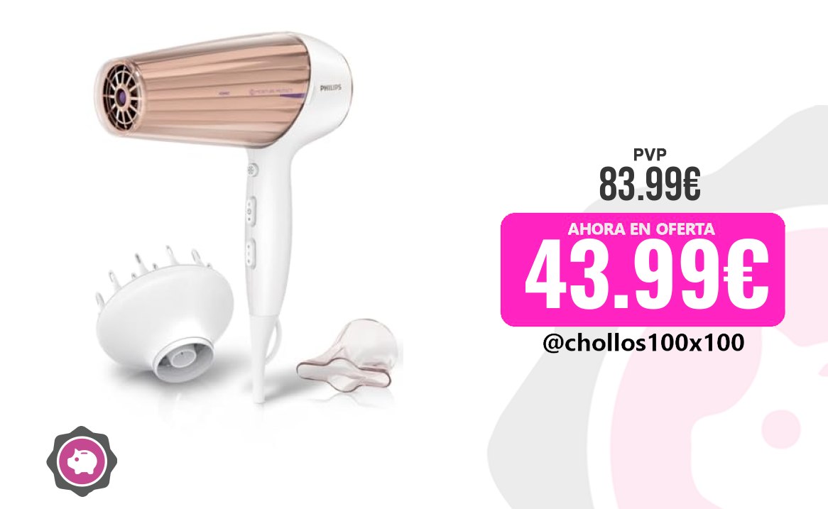 Secador Philips Para El Cuidado Personal Philips Hair Dryer 7000, Pr
