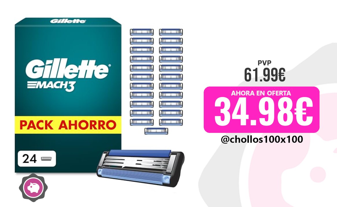 Gillette Mach3 Gillette Mach3 Base Recambios Para Maquinillas De Af