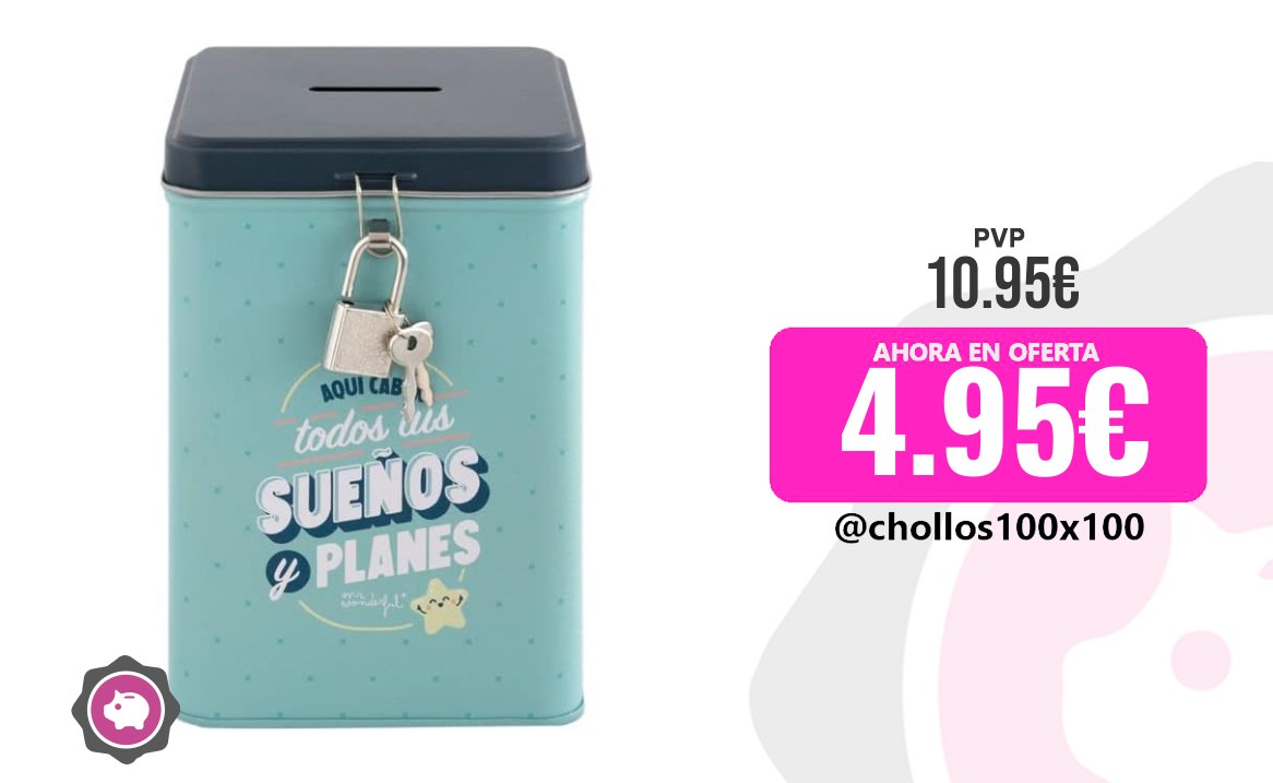 Mr. Wonderful Hucha Mr. Wonderful Hucha - Aquí Caben Todos Tus Planes Y