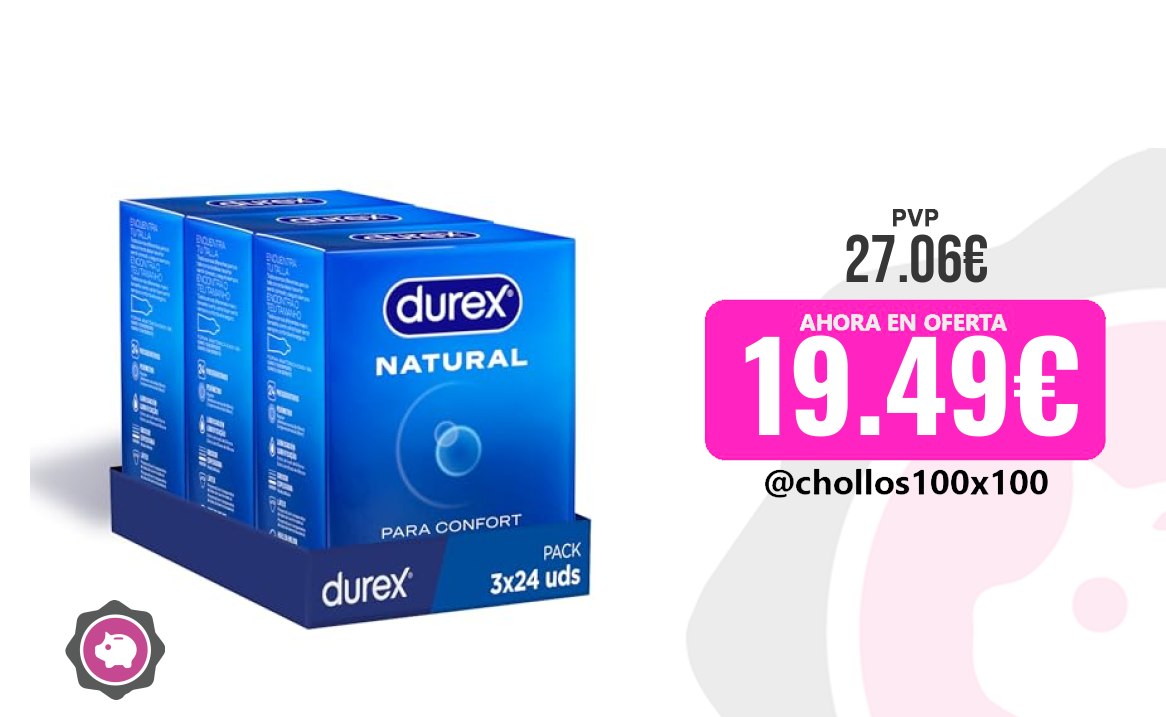 Durex Natural Durex Preservativos Natural, Para Confort Y Seguridad