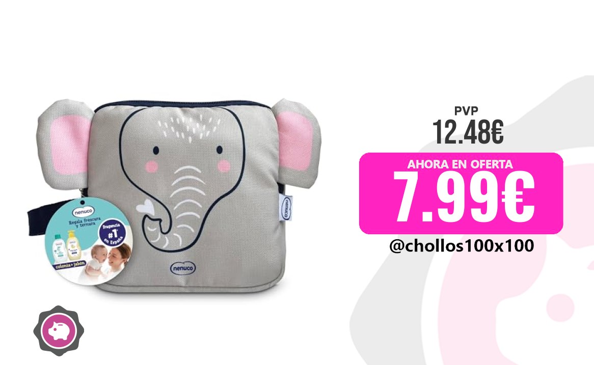 Champú Nenuco Nenuco, Champú Para Bebé, Estuche Elefante, 2 Piezas