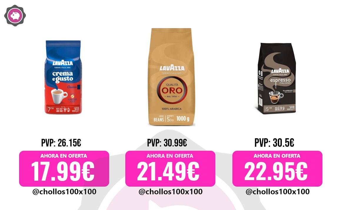 Chollocafes Lavazza Lavazza:crema E Gusto Classico Grano 1 Kg