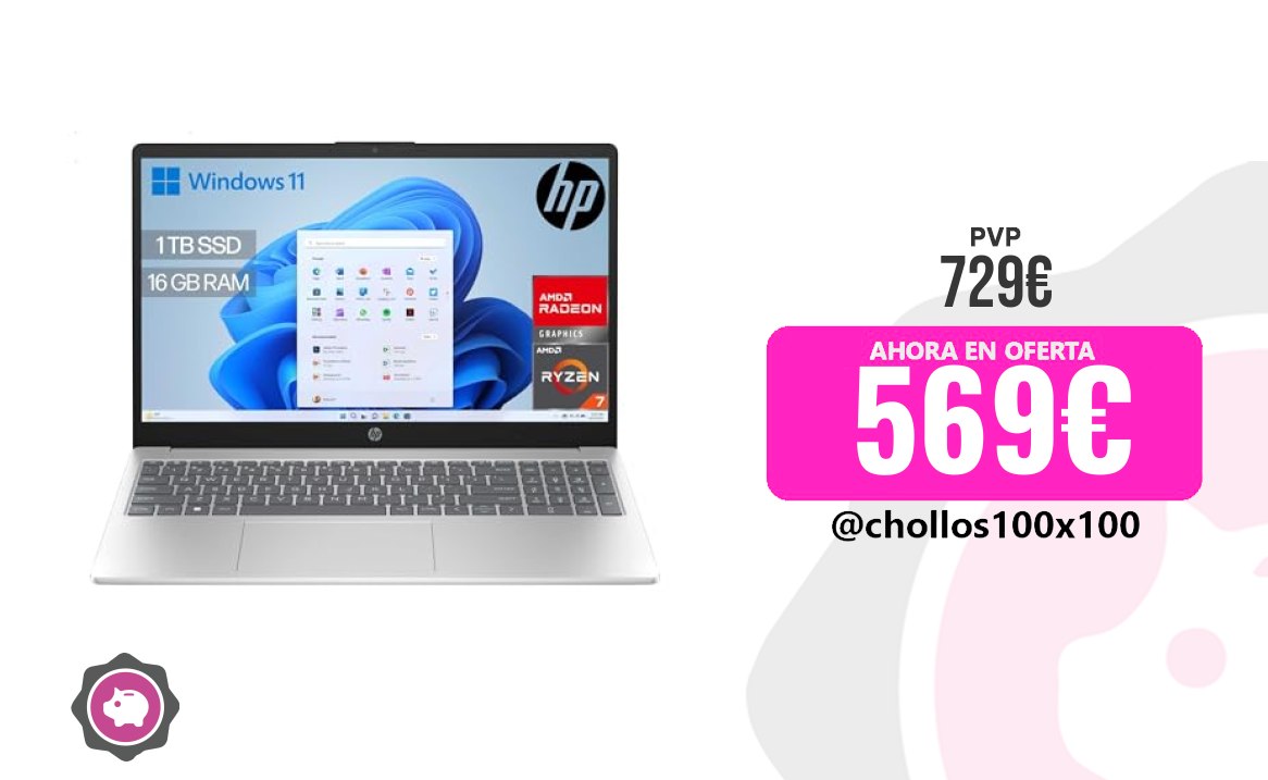 Ordenador Portátil Personal HP 15-Fc0245Ns - Ordenador Portátil D