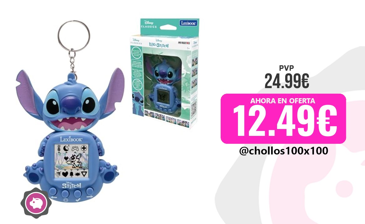Consola Interactiva Lexibook, Disney Stitch, My Best-E, Consola De Ju