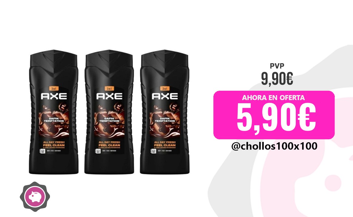 Axe Axe - Dark Temptation - Gel De Ducha Refrescante - 400 Ml ¡D