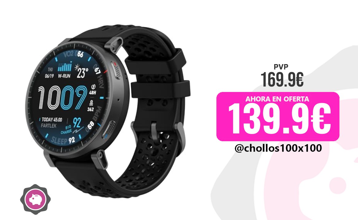 Amazfit Active Amazfit Active Max Reloj Inteligente 48Mm, Pantalla A