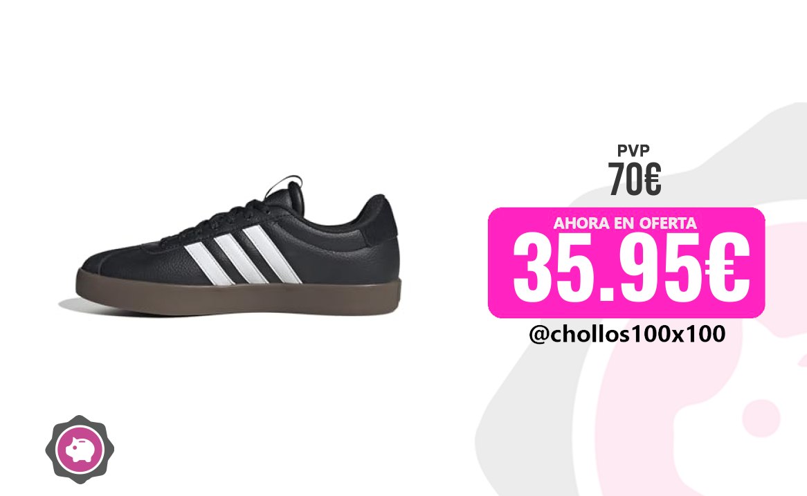 Adidas Mujer Adidas Mujer Vl Court 3.0 Shoes, Core Black / Cloud Whit