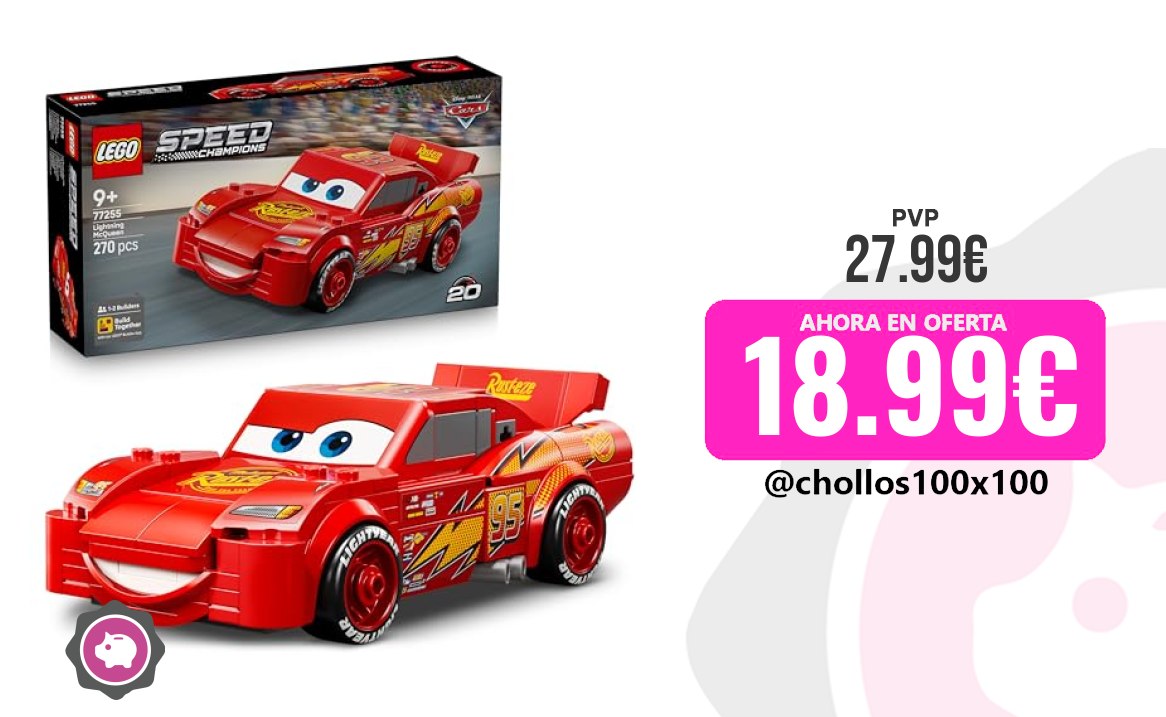 Rayo Mcqueen Lego Speed Champions Rayo Mcqueen Coche De Juguete - Kit