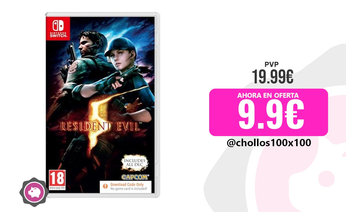 Resident Evil Resident Evil 5 - Código De Descarga - Switch R