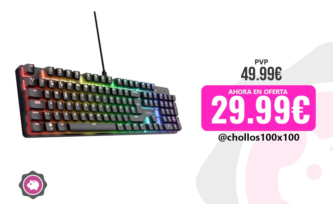 Teclado Gaming Personal Gxtrust 871 Zora Teclado Mecánico Español