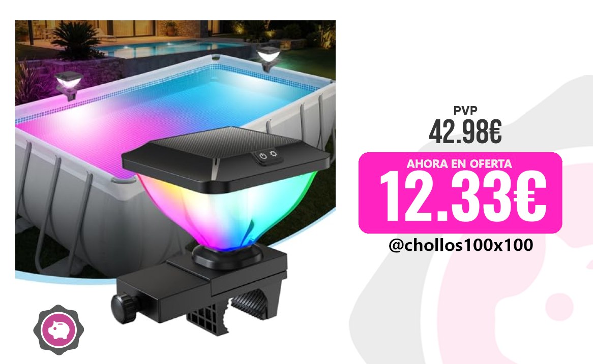 Luces Piscina Deeprbling Luces Piscina Solares Elevadas Con Estructura
