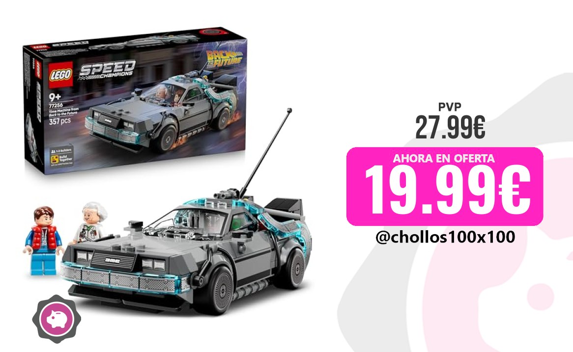 Máquina Tiempo Lego Speed Champions Máquina Del Tiempo De Regreso A