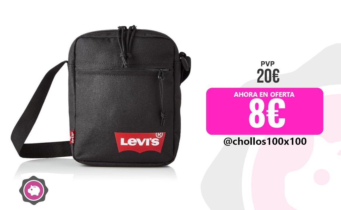 Vuelve Ofertón Bolso Levi´s Levi's Men's Mini Crossbody Solid (Red Batwing)