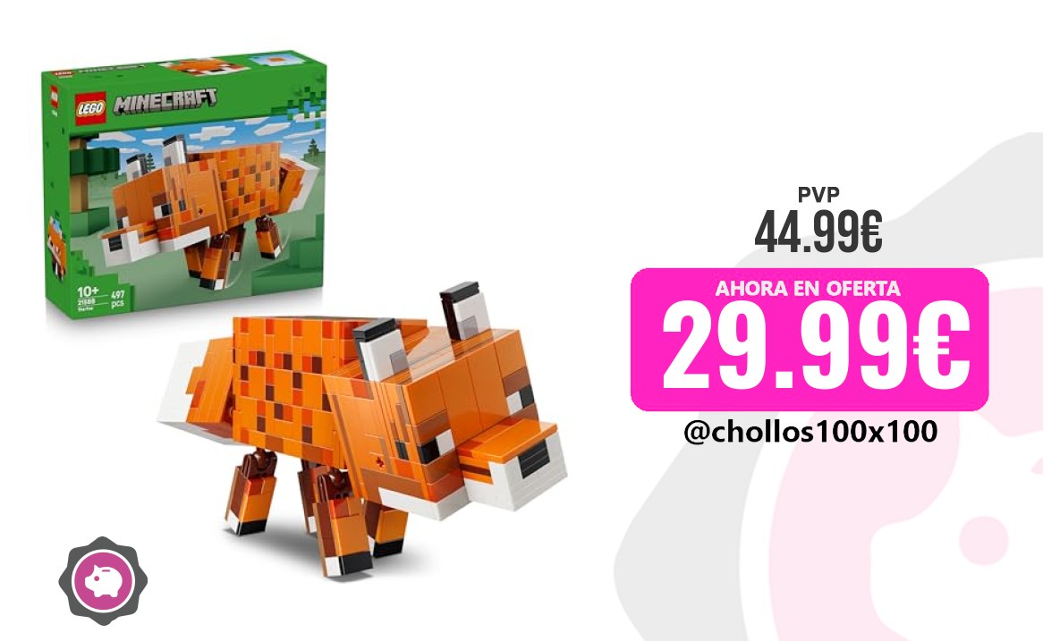 Zorro Lego Lego Minecraft El Zorro - Figura Articulada De Animal De J