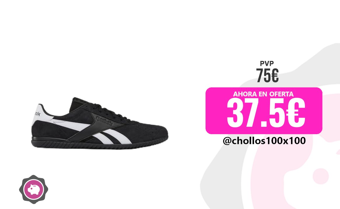 Reebok Retro Reebok Zapatillas Unisex Retro Ace, Color Negro/Gris, Ta