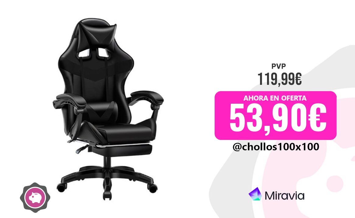 Silla Gaming Silla De Gaming Con Repozapiel Oficina Soporte Lumbar Giratoria