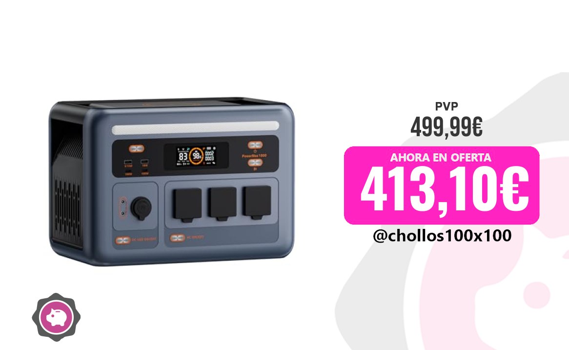 Cuponazo Oscal Powermax 1800Se Estación De Energía Portátil, 1024Wh Li