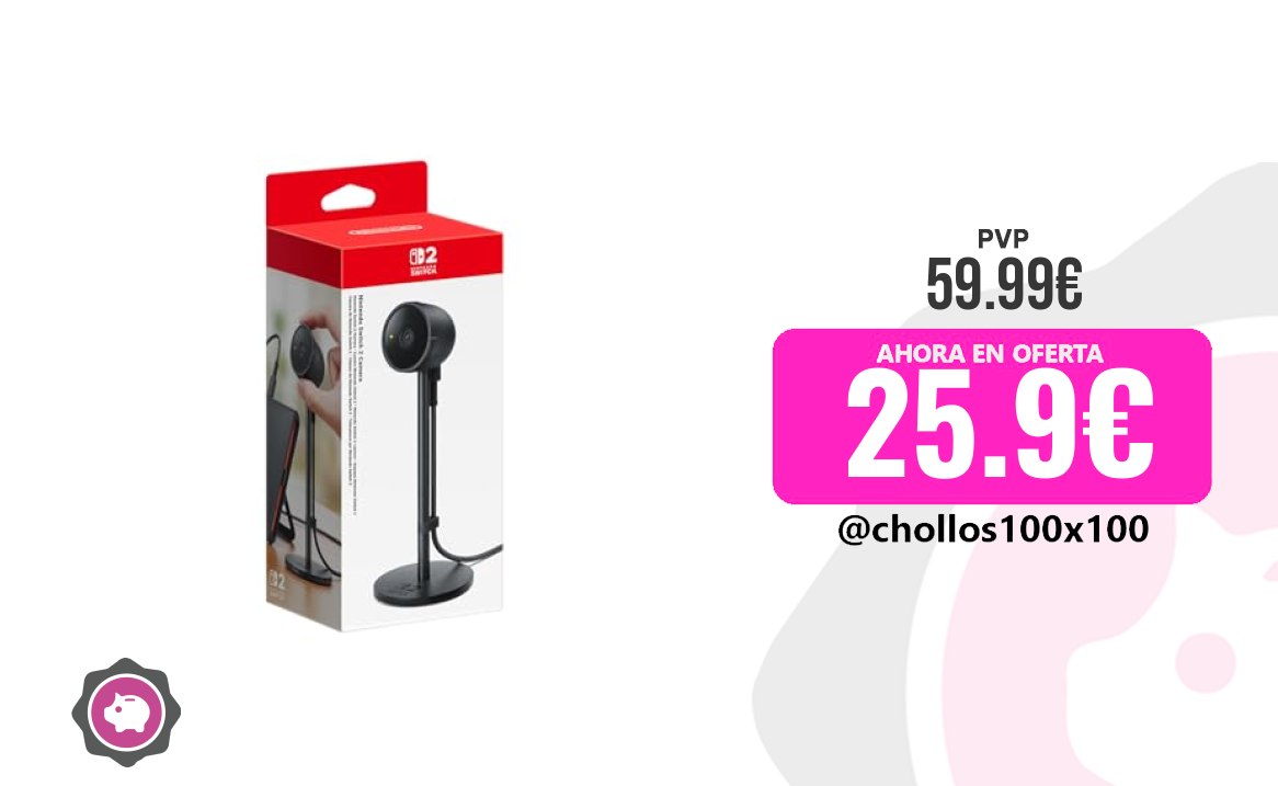 Nintendo Switch2 Nintendo Switch 2 Cámara HD Con Micrófono Inte