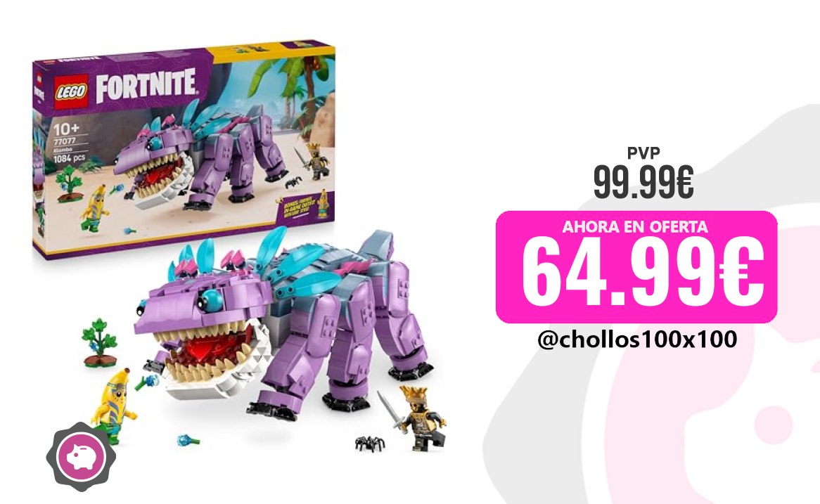 Lego Klombo Lego Fortnite Klombo- Figura De Dinosaurio Para Jugar Y E