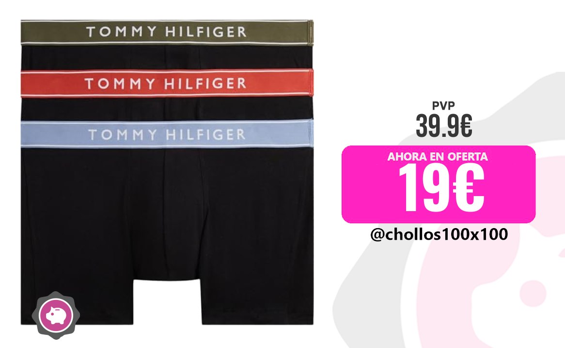 Tommy Hilfiger Tommy Hilfiger 3P Trunk Wb Um0Um03881 - Calzoncillos Para