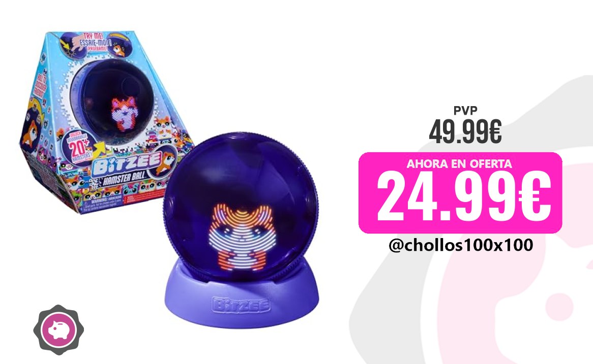 Hamster Virtual Bitzee - Mascota Digital Hamster Ball - Mascota Virtu