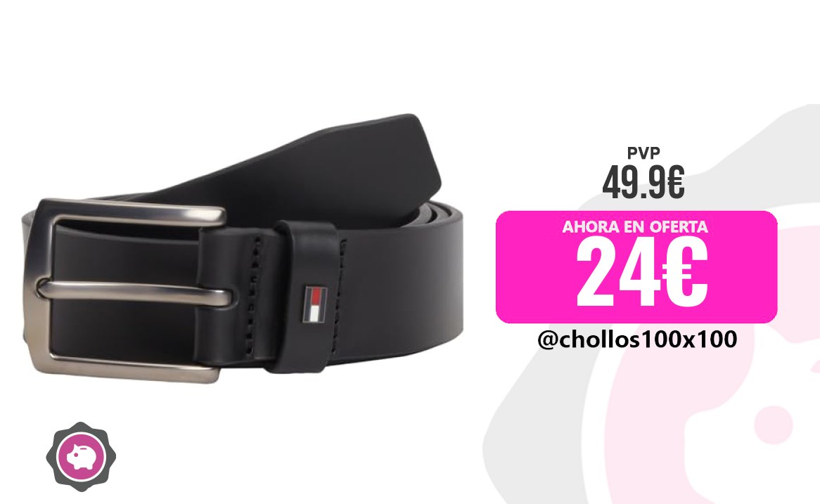Cinturón Denton Tommy Hilfiger Cinturón De Piel Para Hombre Denton 3,5