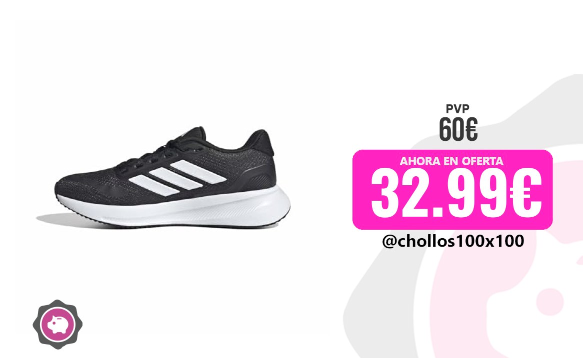Adidas Runfalcon Adidas Mujer Runfalcon 5 Wide Running Shoes, Core Bl