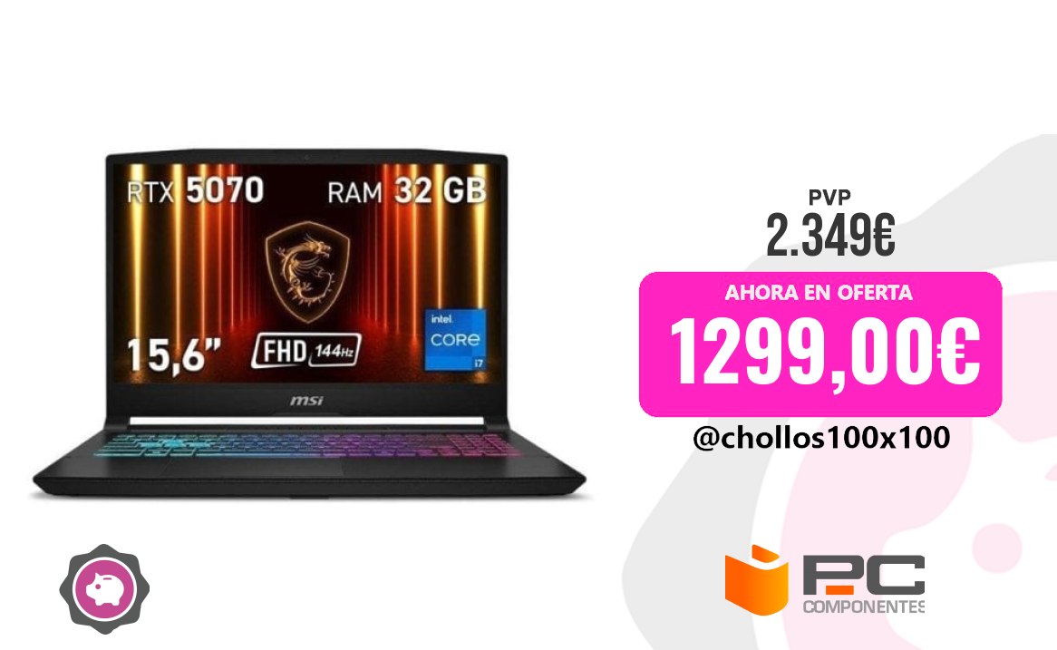 Msi Katana Portátil Msi Katana 15 Hx B14Wgk-086Xes 15,6" Intel Core I7-1