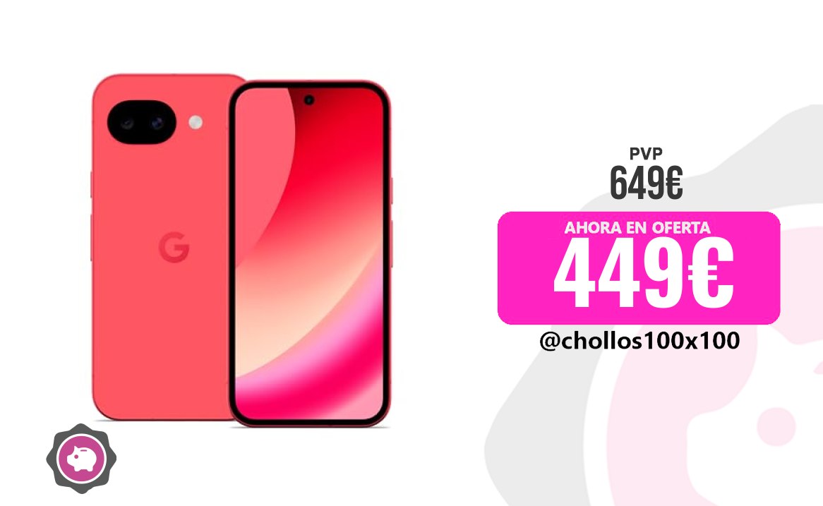 Pixel Frambuesa Google Pixel 10A - 7 Años De Nuevas Actualizaci