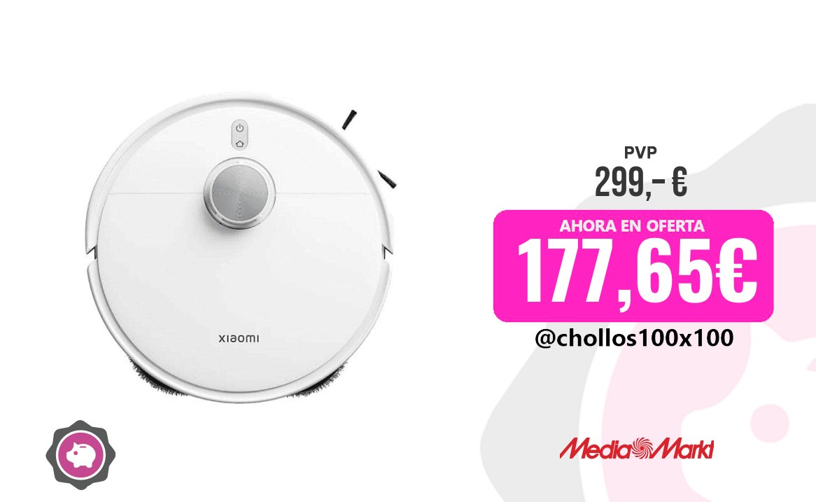 Robot Friegasuelos Robot Friegasuelos - Xiaomi Vacuum S40 Pro, 160 W, Ventil
