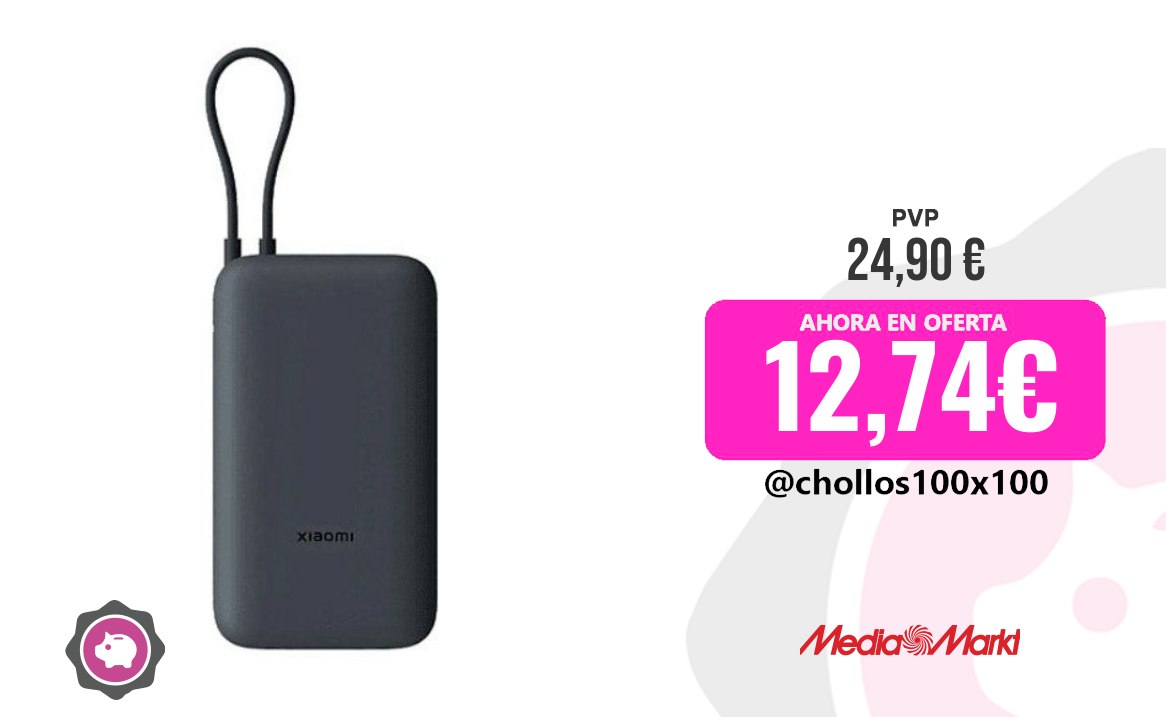 Powerbank Xiaomi Powerbank - Xiaomi Bhr9738Gl, 20000 Mah, 1X USB-C, 1X USB-A