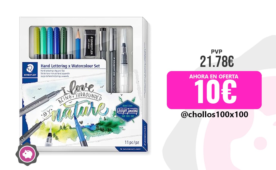 Hand Lettering De Oficina Staedtler 61 3001-2 Design Journey - Juego