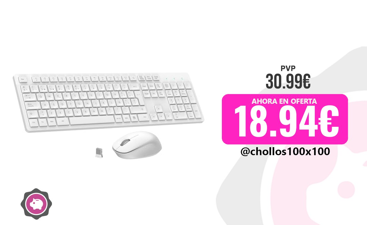 Teclado Inalámbrico Personal Leadsail Teclado Y Raton Inalámbrico