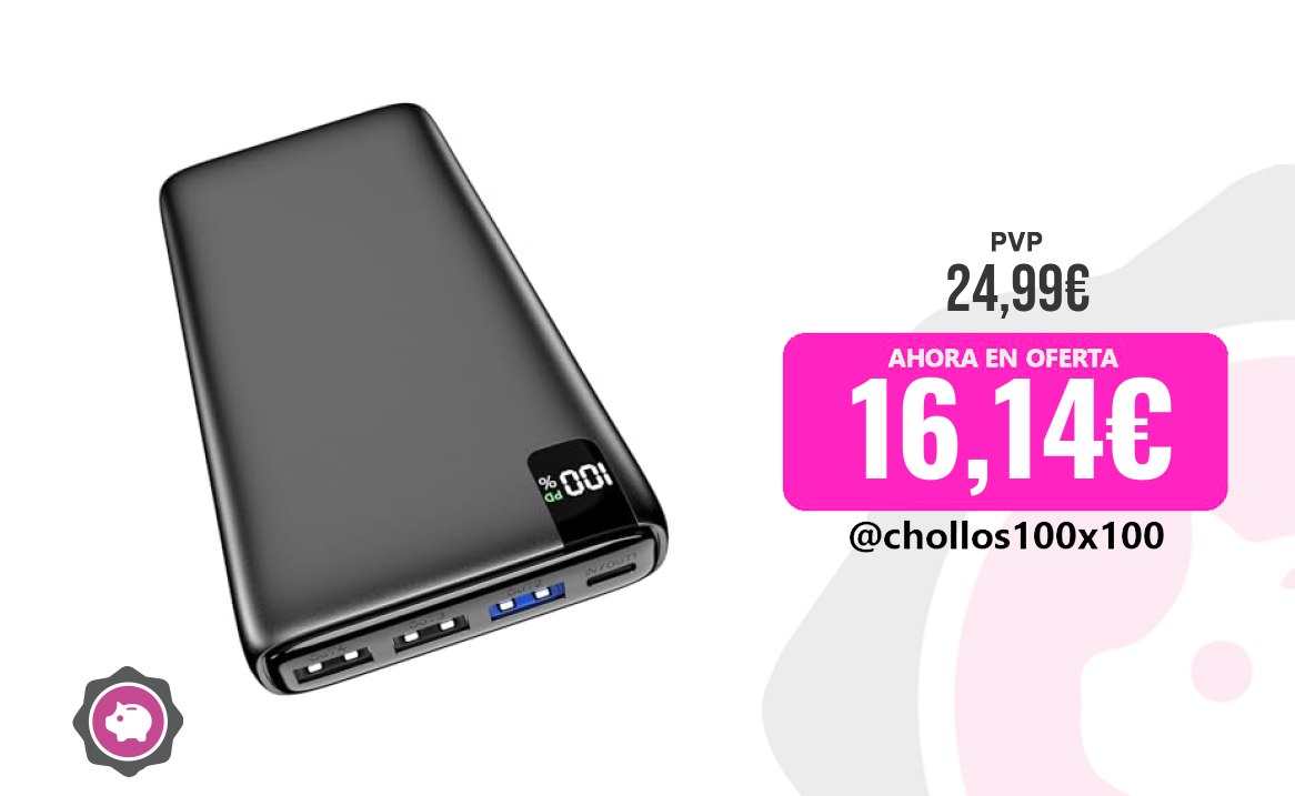 Batería Externa A Addtop-Batería-Externa-Power-Bank-26800Mah