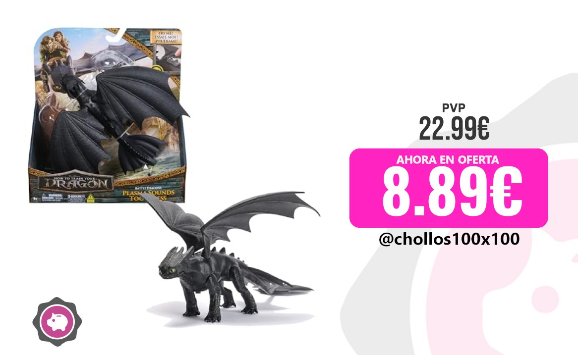 Desdentao Batalla Dreamworks Dragons - Figura Dragón Desdentao De Ba