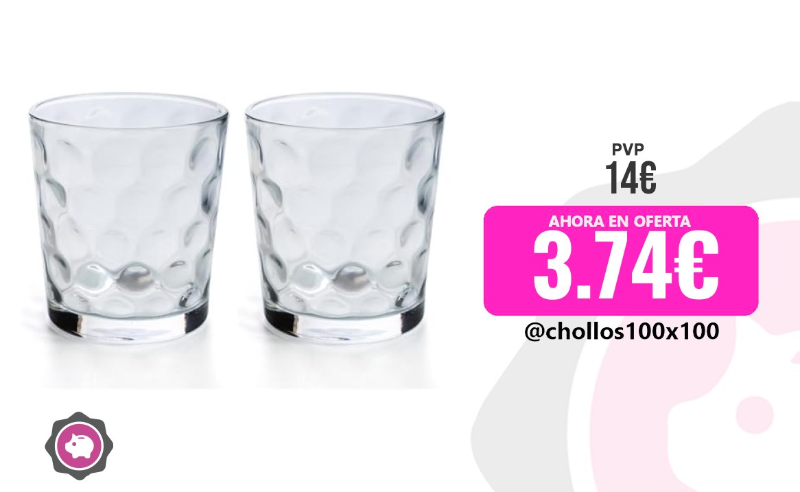 Vasos Quid Quid Kata - Set 6 Vasos Forma Baja 26Cl, Aptos Para Lavavajil