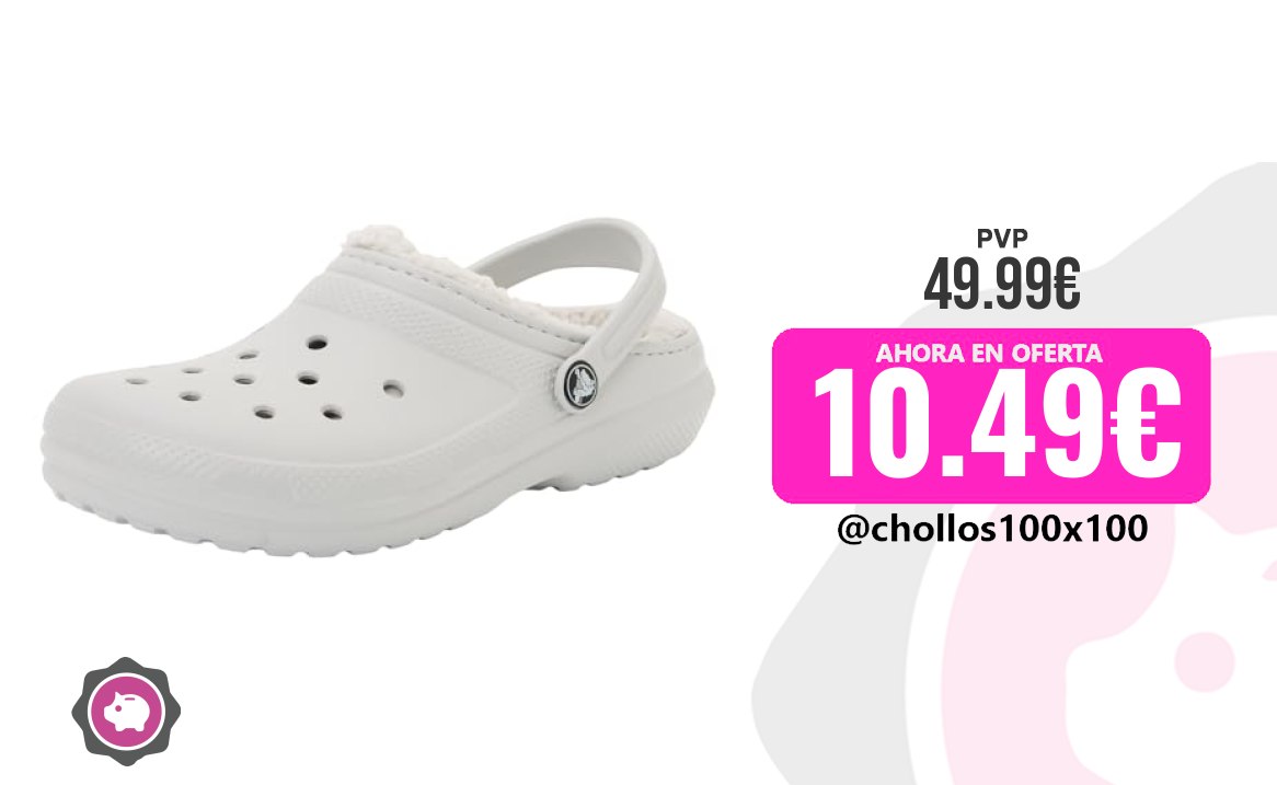 Crocs Clásicos Crocs Classic Lined Clog K, Zuecos Unisex Niños, Atm