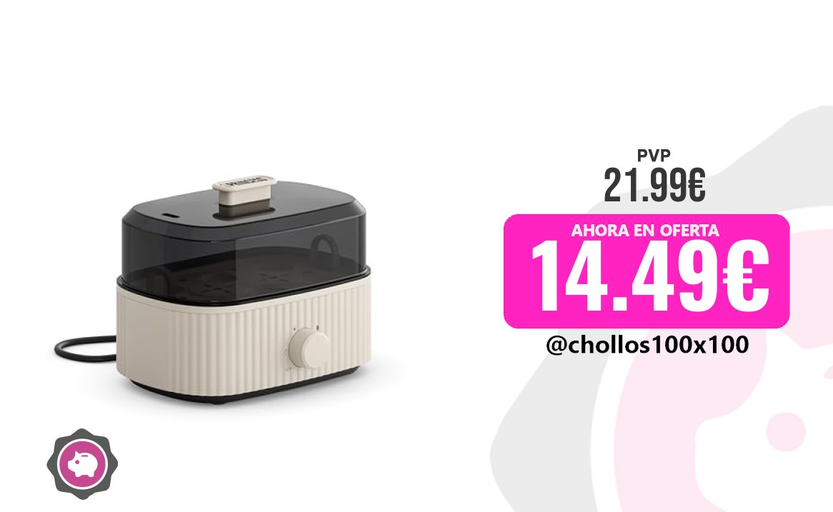 Hervidor Huevos Princess Hervidor De Huevos, Capacidad 6 Huevos, 300W
