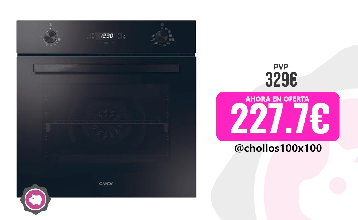 Horno Multifunción Principal Candy Moderna Black Fmbc A825